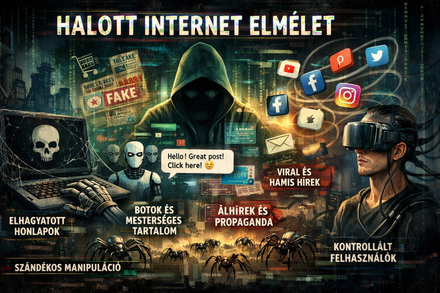 A Halott Internet teória.